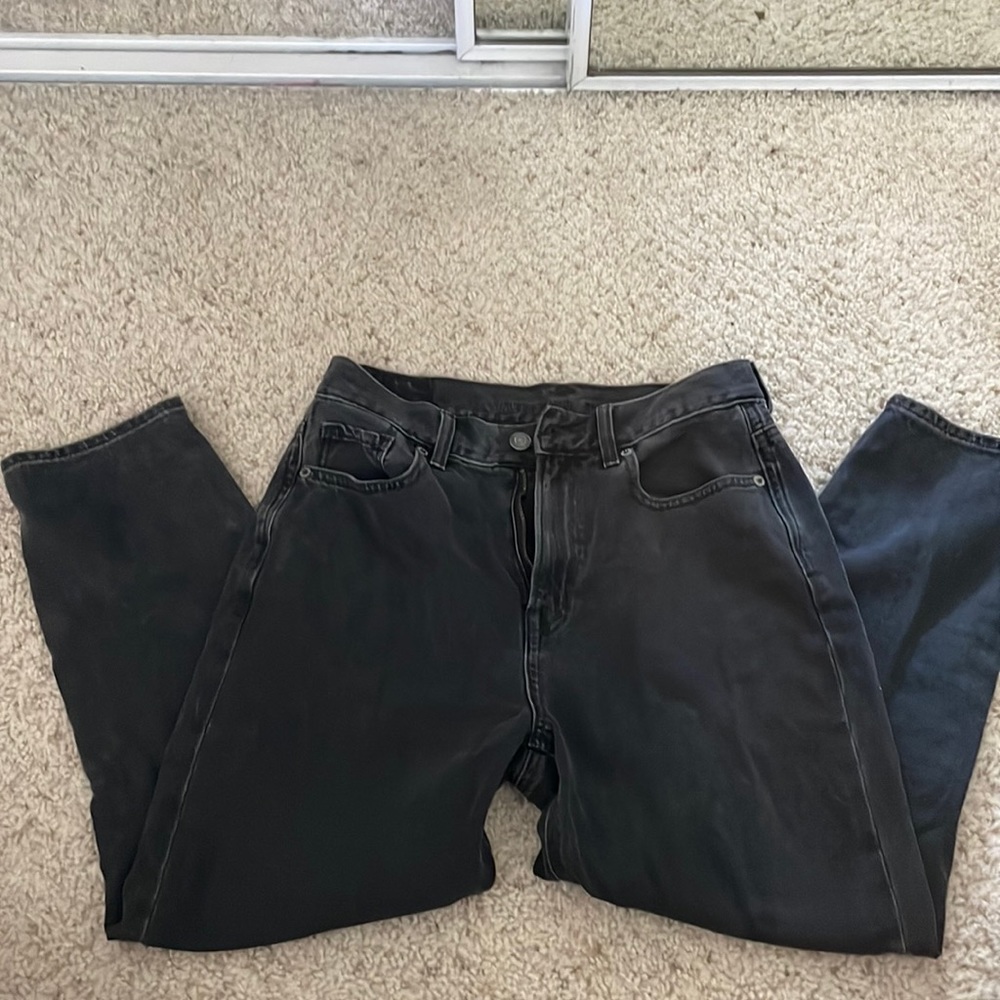 Black American Eagle Mom Jean
